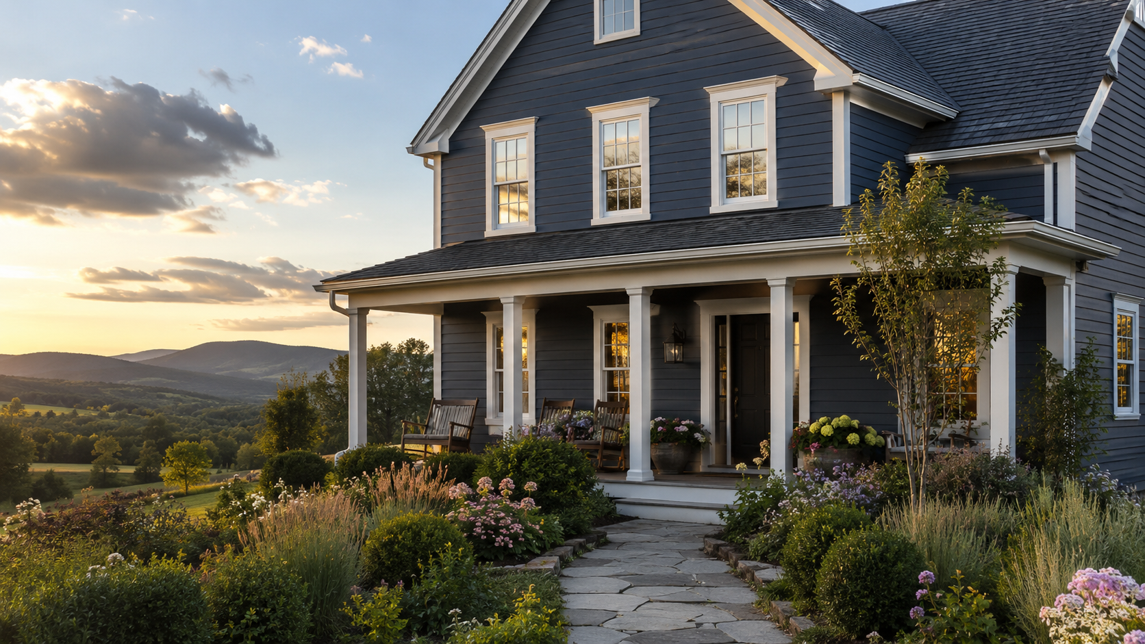 Vermont exterior home view representing exterior painting scope.